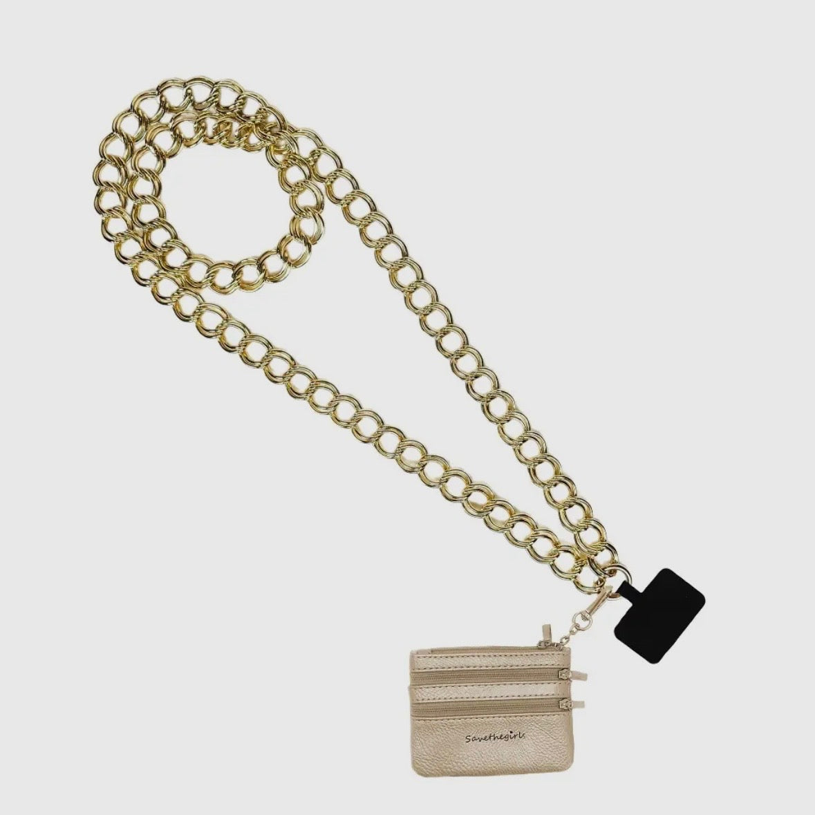 Clip & Go Double Link Chain w/ Pouch