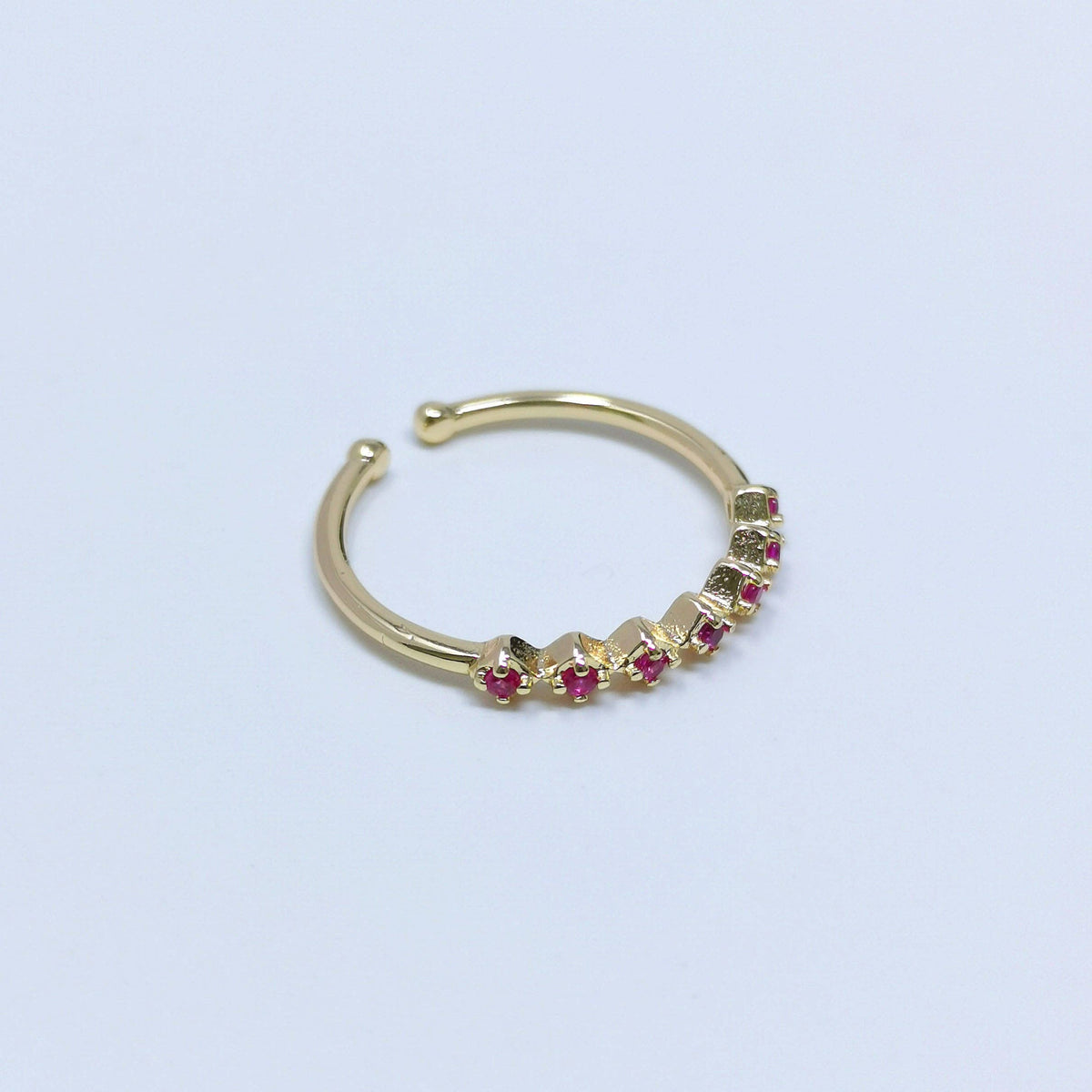 Dainty Rings For Women Crystal Ring Gold Rings Cubic Ring Stackable Ring Bridesmaid Gift Minimalist Rings Claer Pink Blu Green Cz Ring: Blue