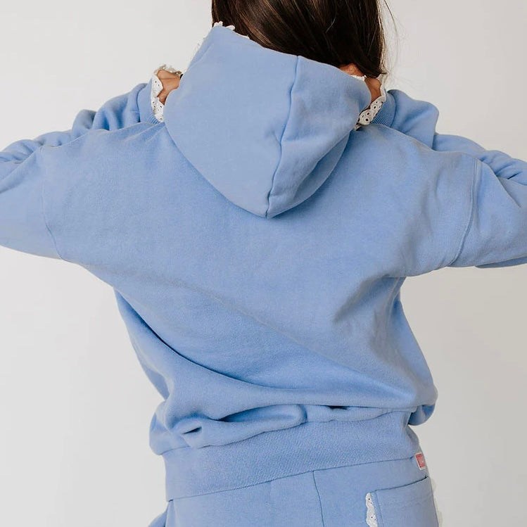 Ampersand Avenue Comfort Zone Hoodie - Blue Lace