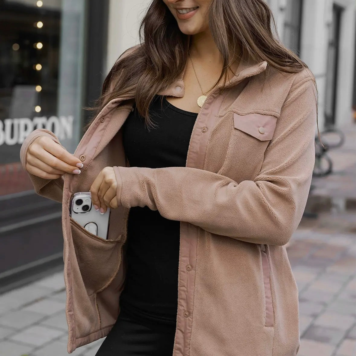 Luxe Teddy Fleece Jacket