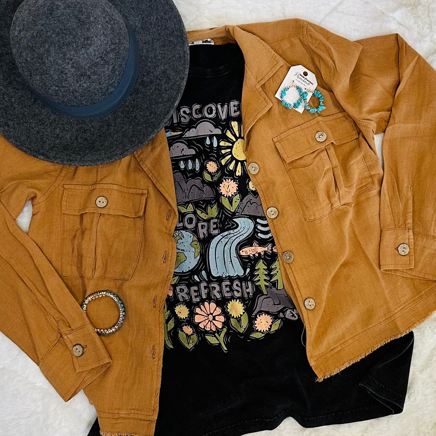 Chai Linen Safari Jacket