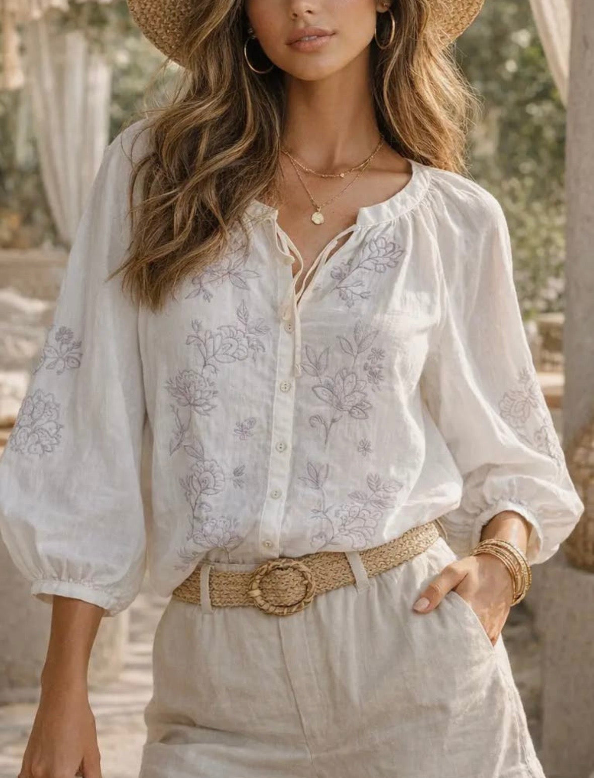 Lumière Floral Blouse