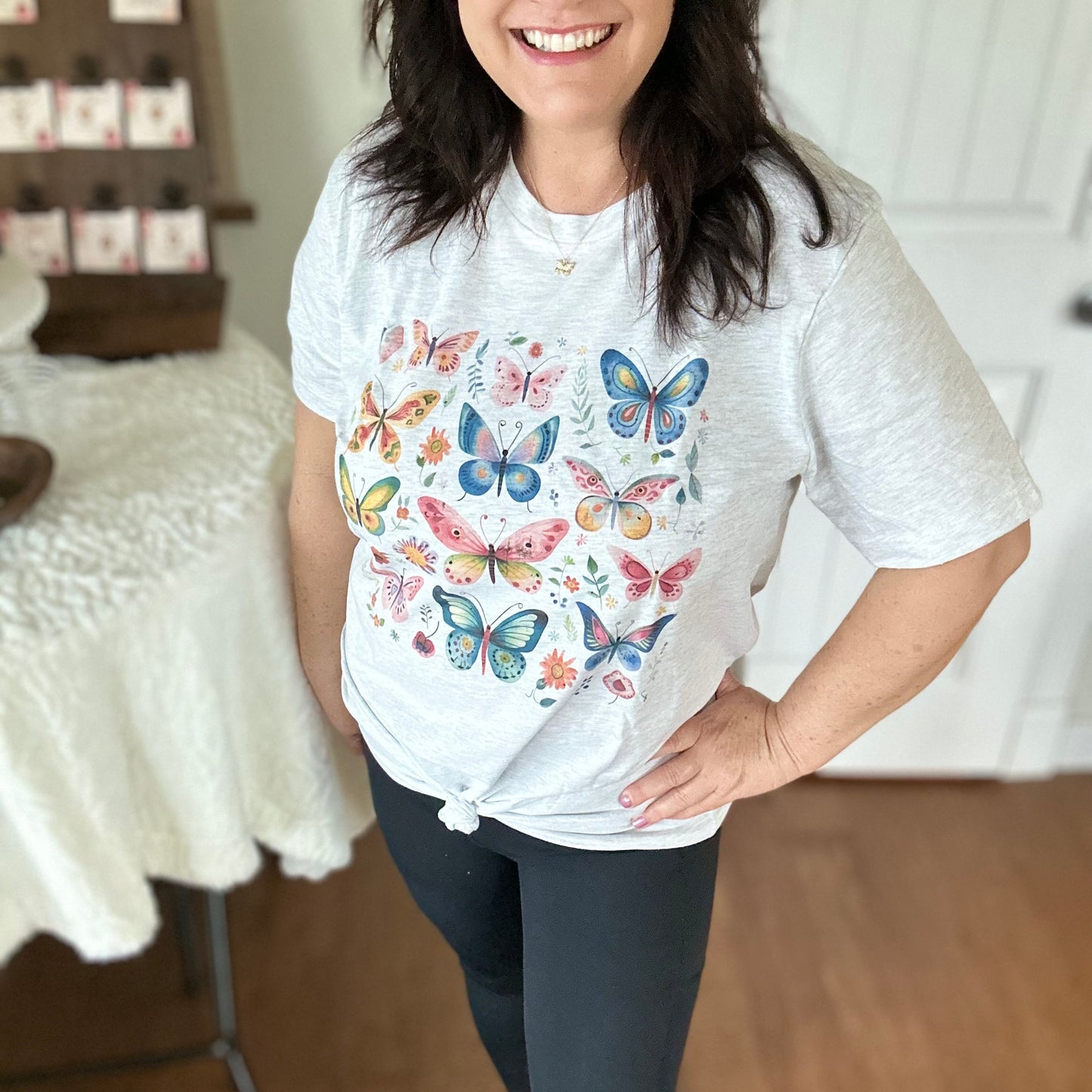 vintage butterfly graphic t-shirt