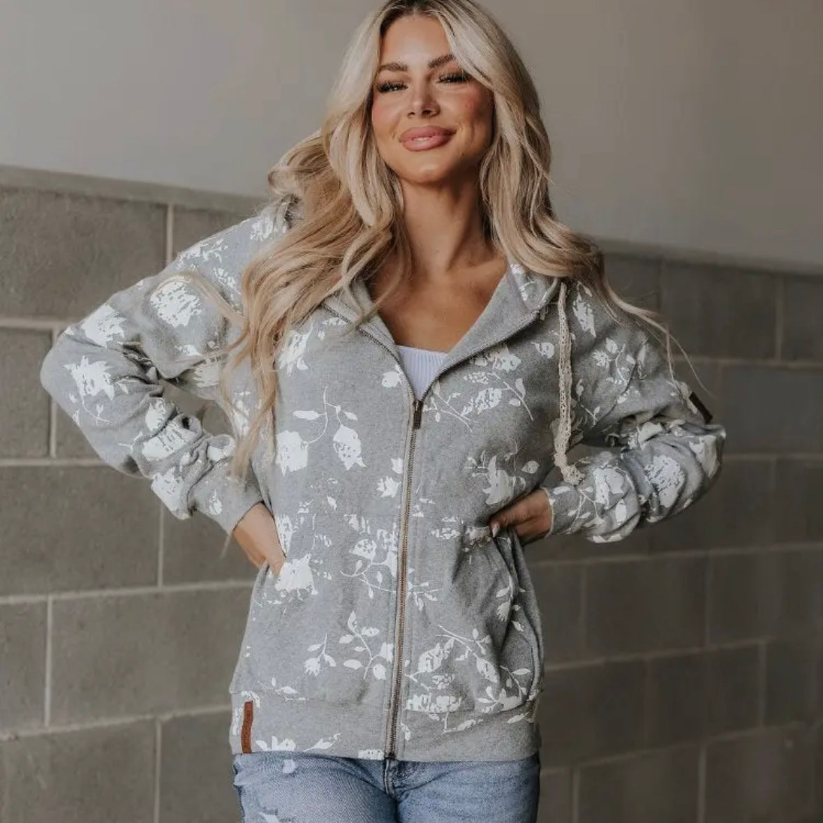 Ampersand Avenue FullZip university sweatshirt cuddle up cutie