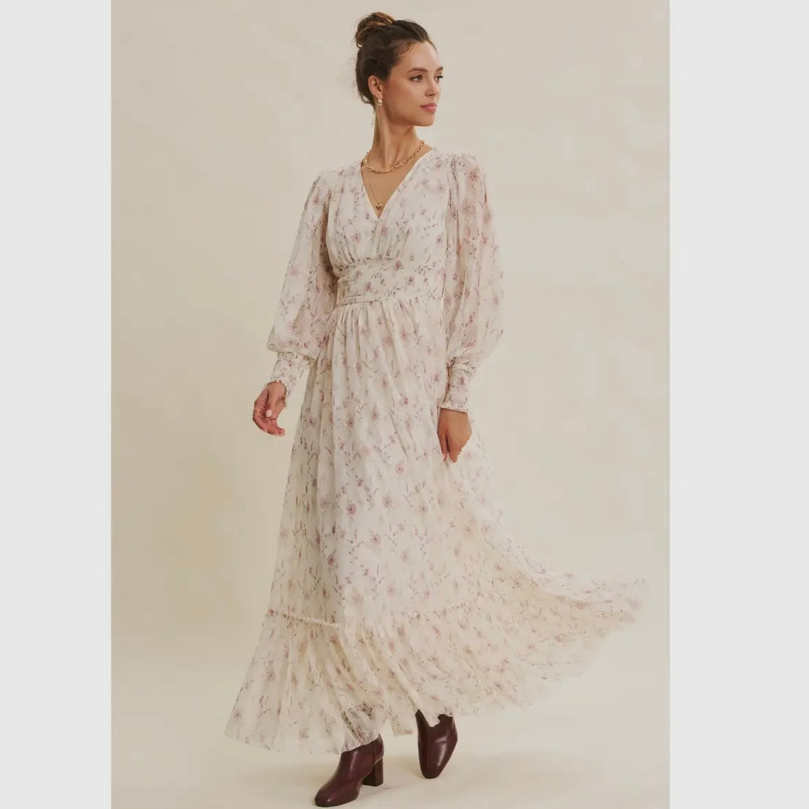 Dreamy Floral Maxi Dress