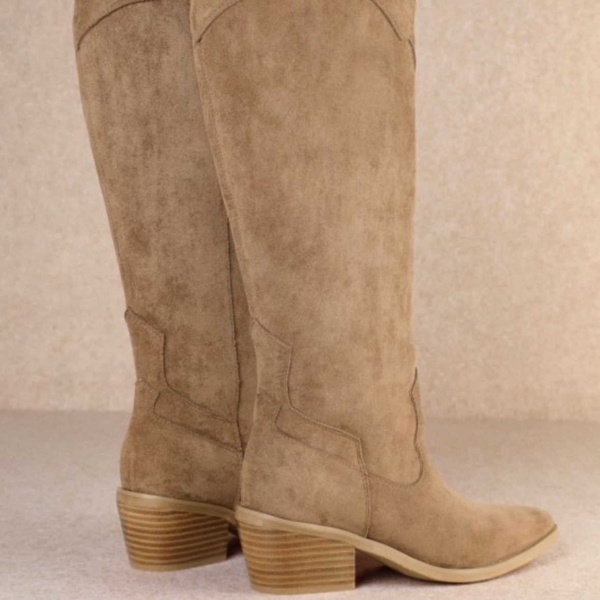 Juliet Brown Knee-High Boots