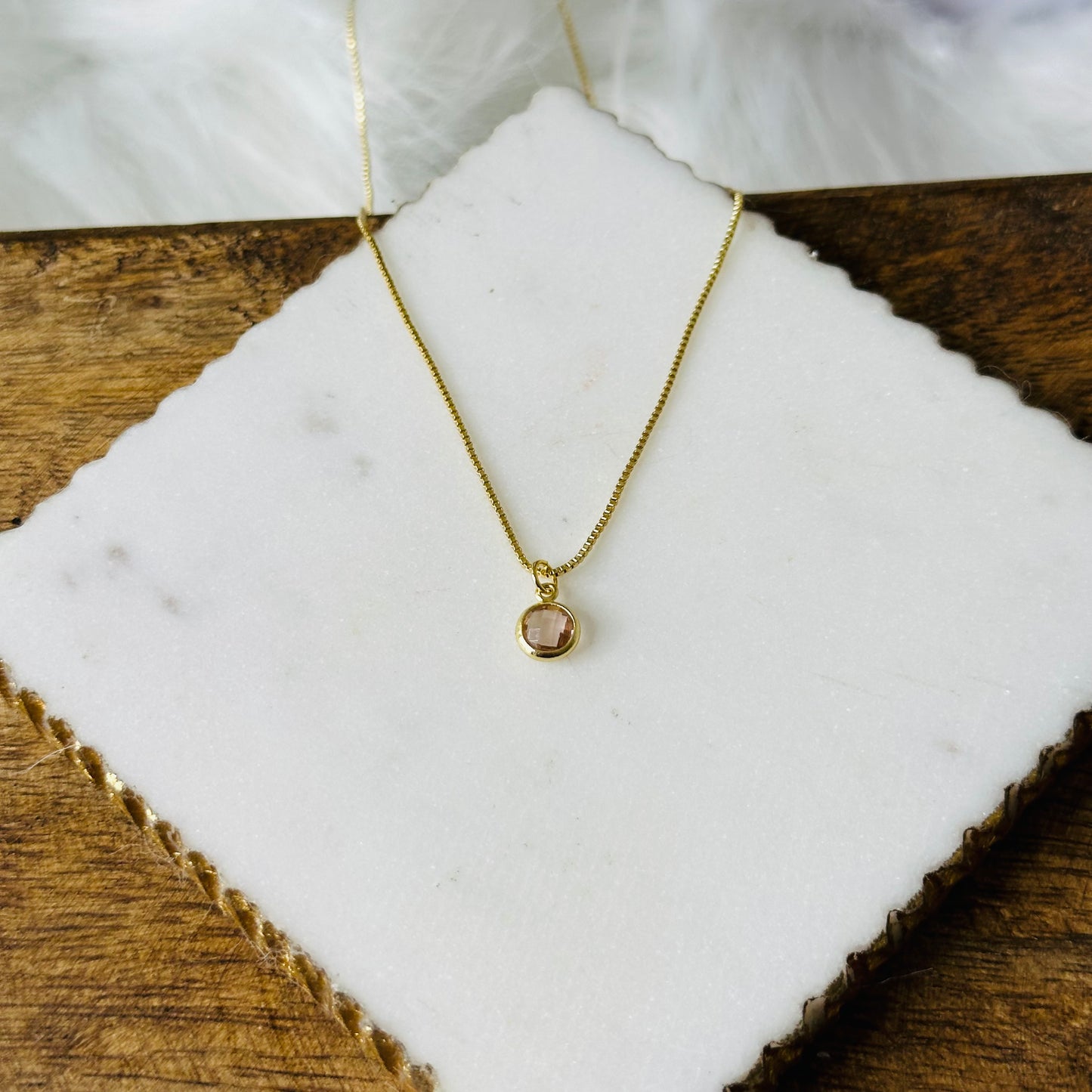 Bella Birthstone Necklace