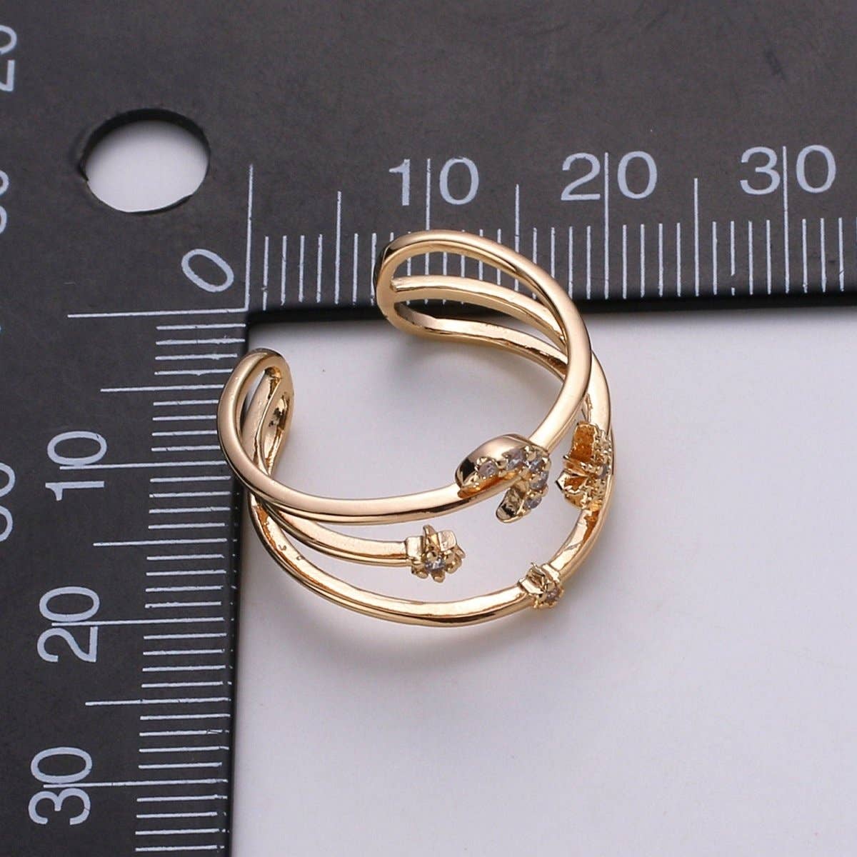Moon Rings For Women Stars Celestial Gold Ring Celestial Ring Statement Ring Bridesmaid Gift Moon Star Galaxy Jewelry Gift for Her R-057