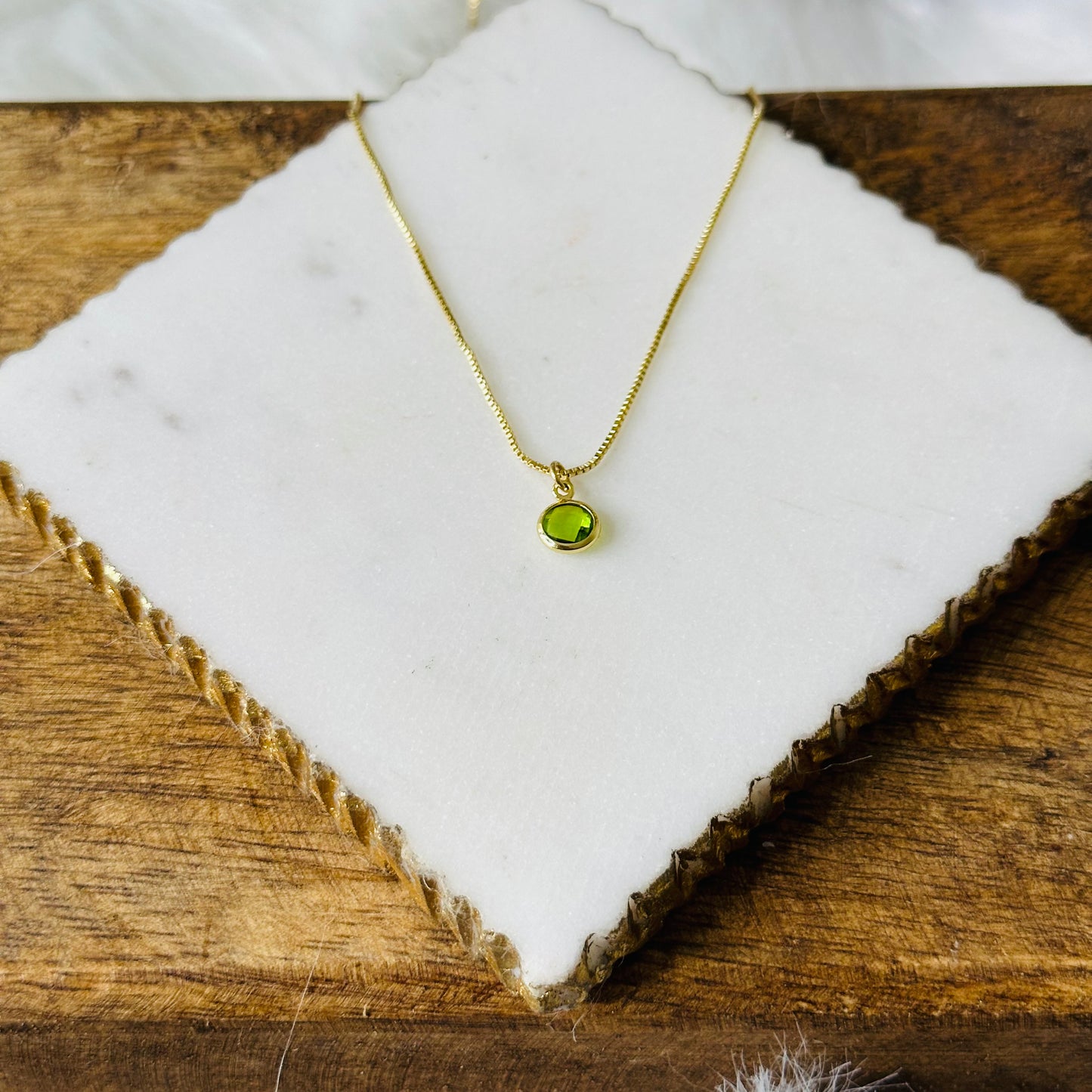 Bella Birthstone Necklace