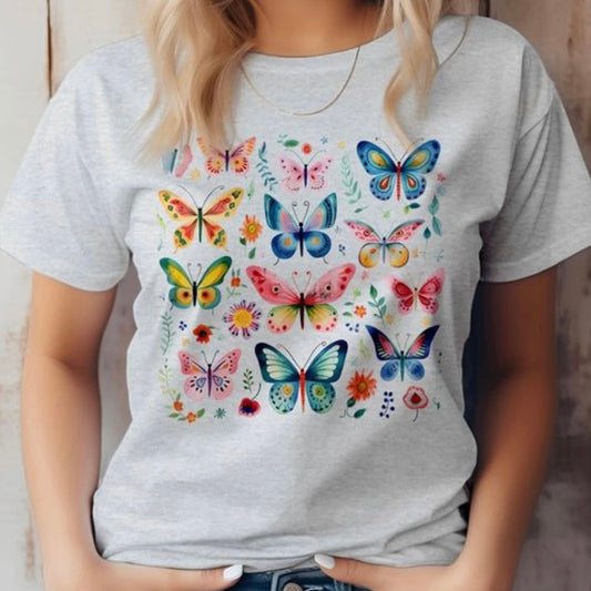 vintage butterfly graphic t-shirt