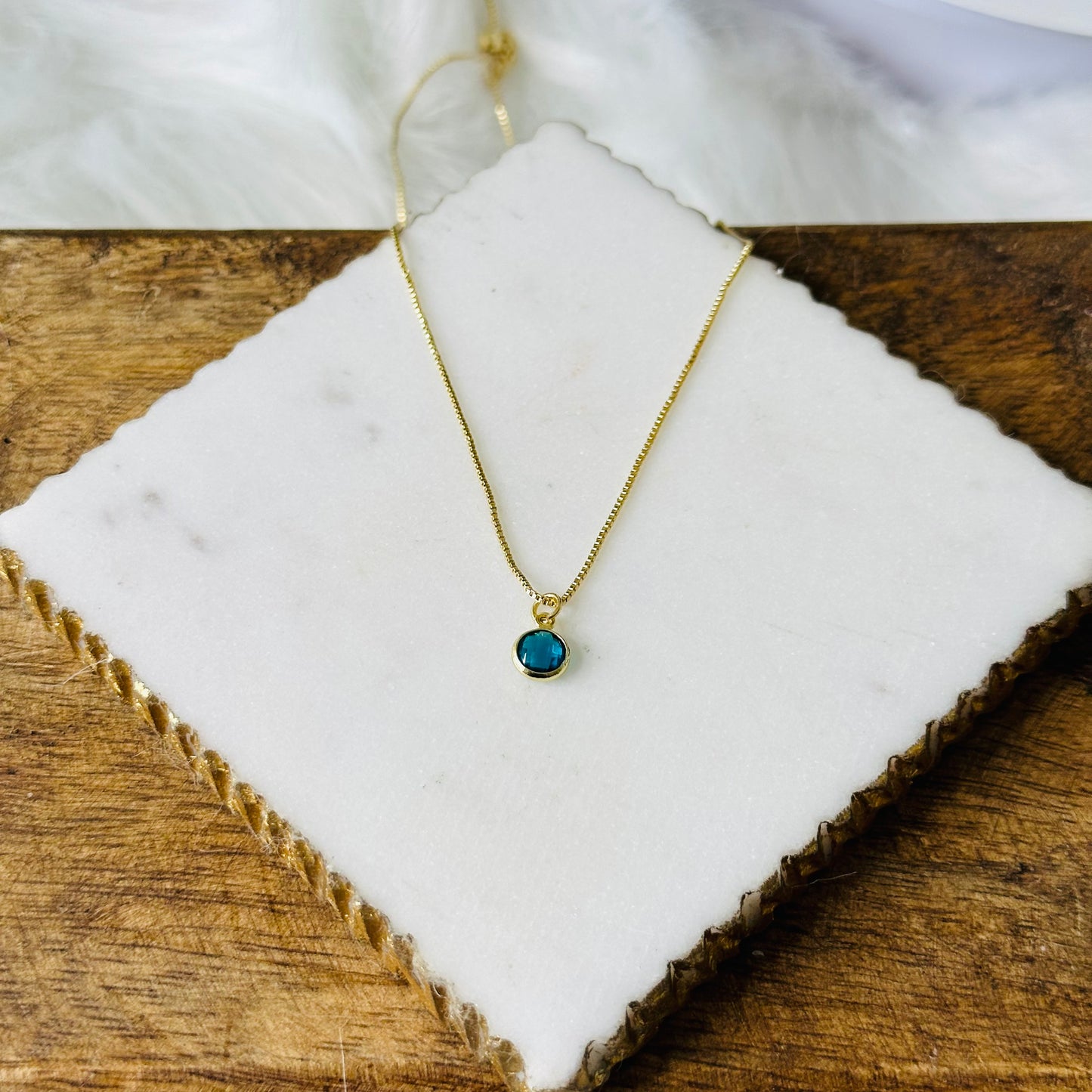 Bella Birthstone Necklace