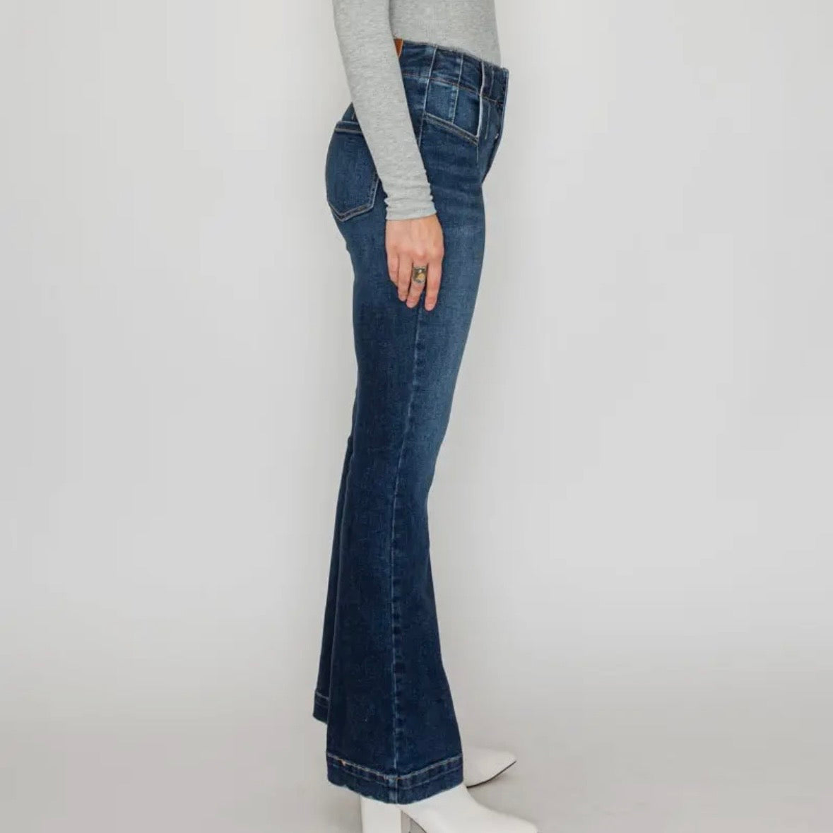Tummy Control + Hip Lifter High Rise Modern Flare Jeans