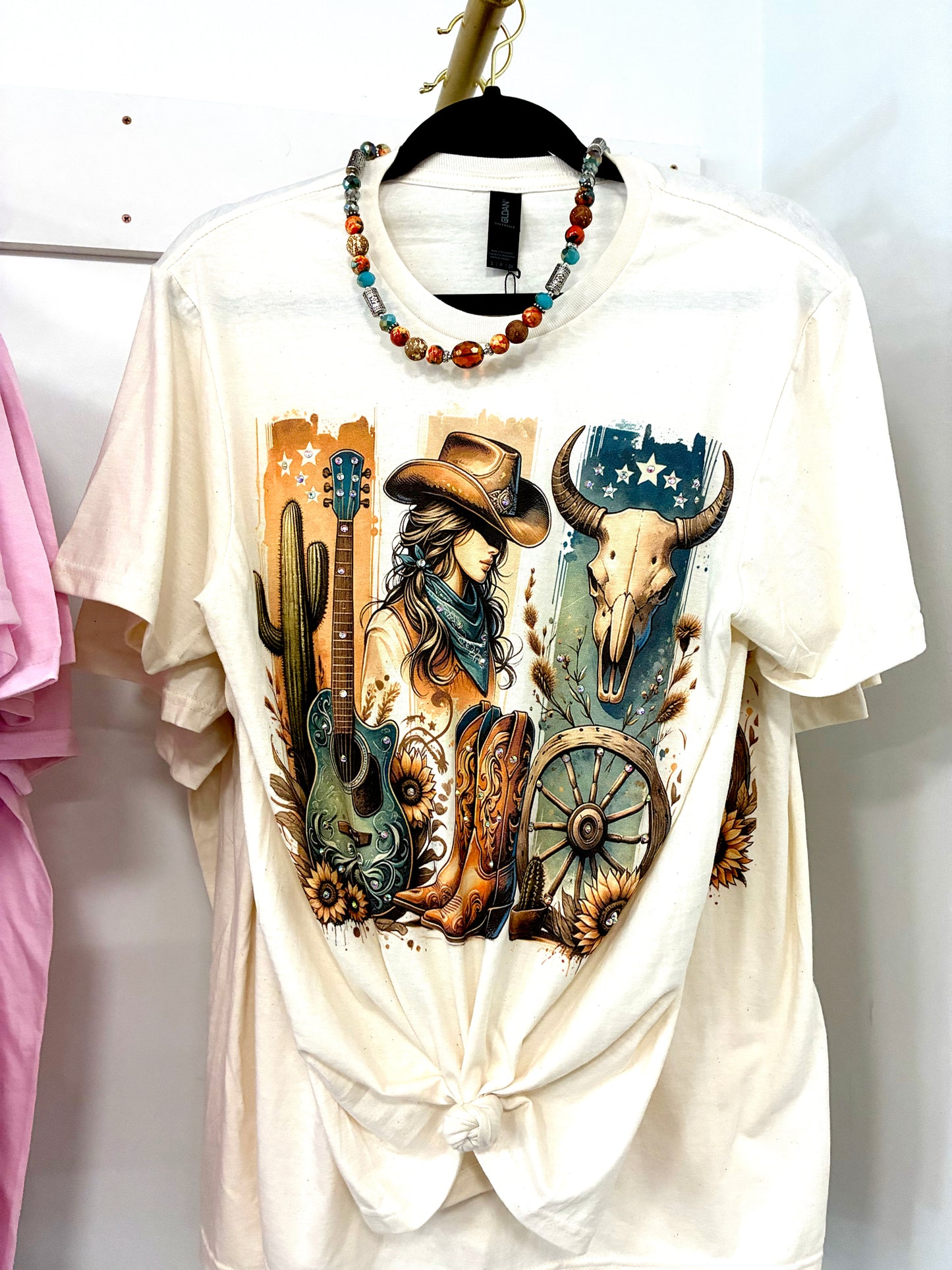 Western Panel Symbols Graphic Tee
