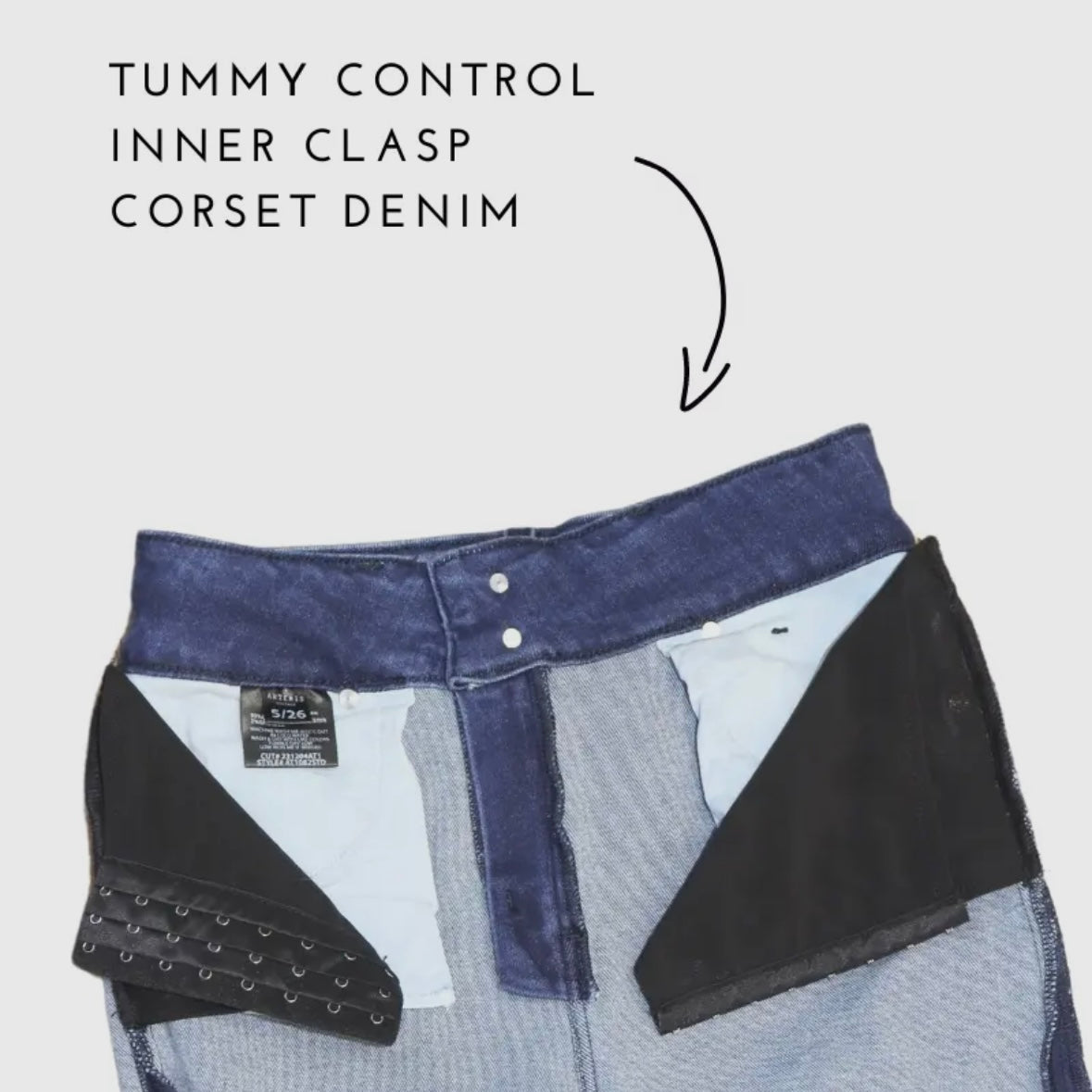 Corset High Rise Modern Wide Jeans