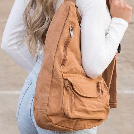 Oversized Canvas Sling