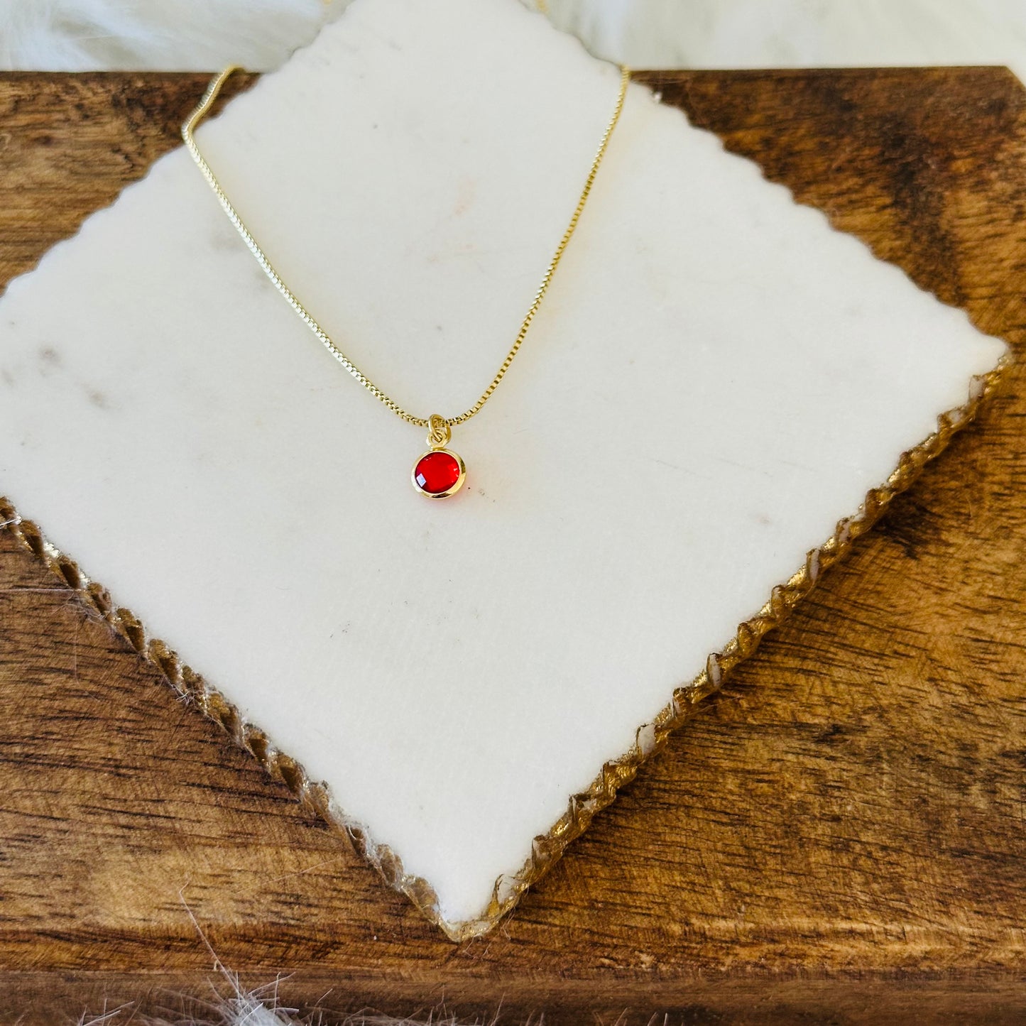 Bella Birthstone Necklace