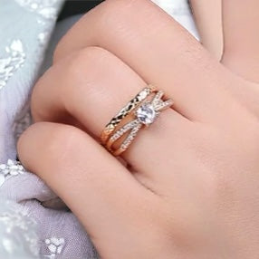 Luisa Diamond Cut CZ Ring