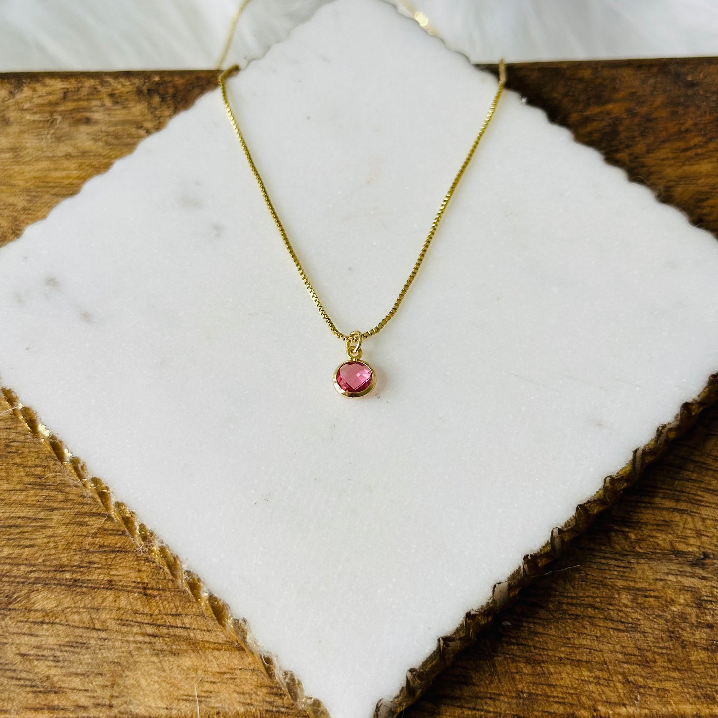 Bella Birthstone Necklace