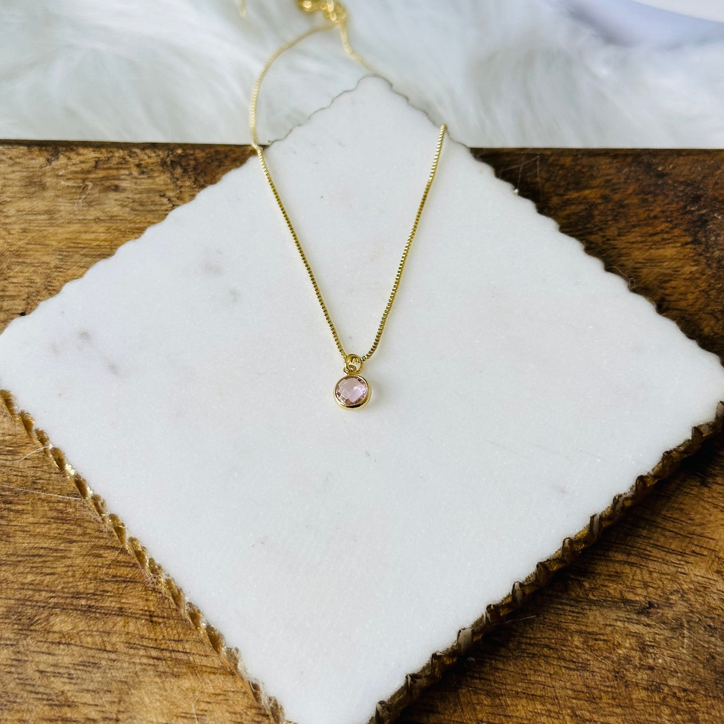 Bella Birthstone Necklace