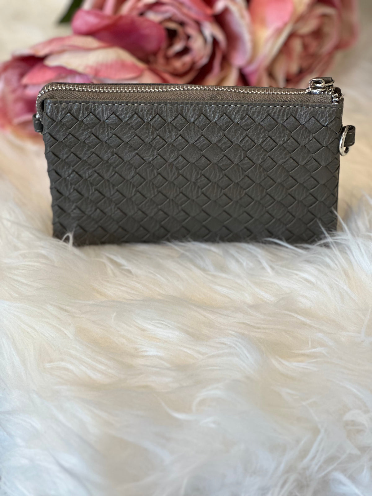 Woven Wristlet w/ Shoulder Strap