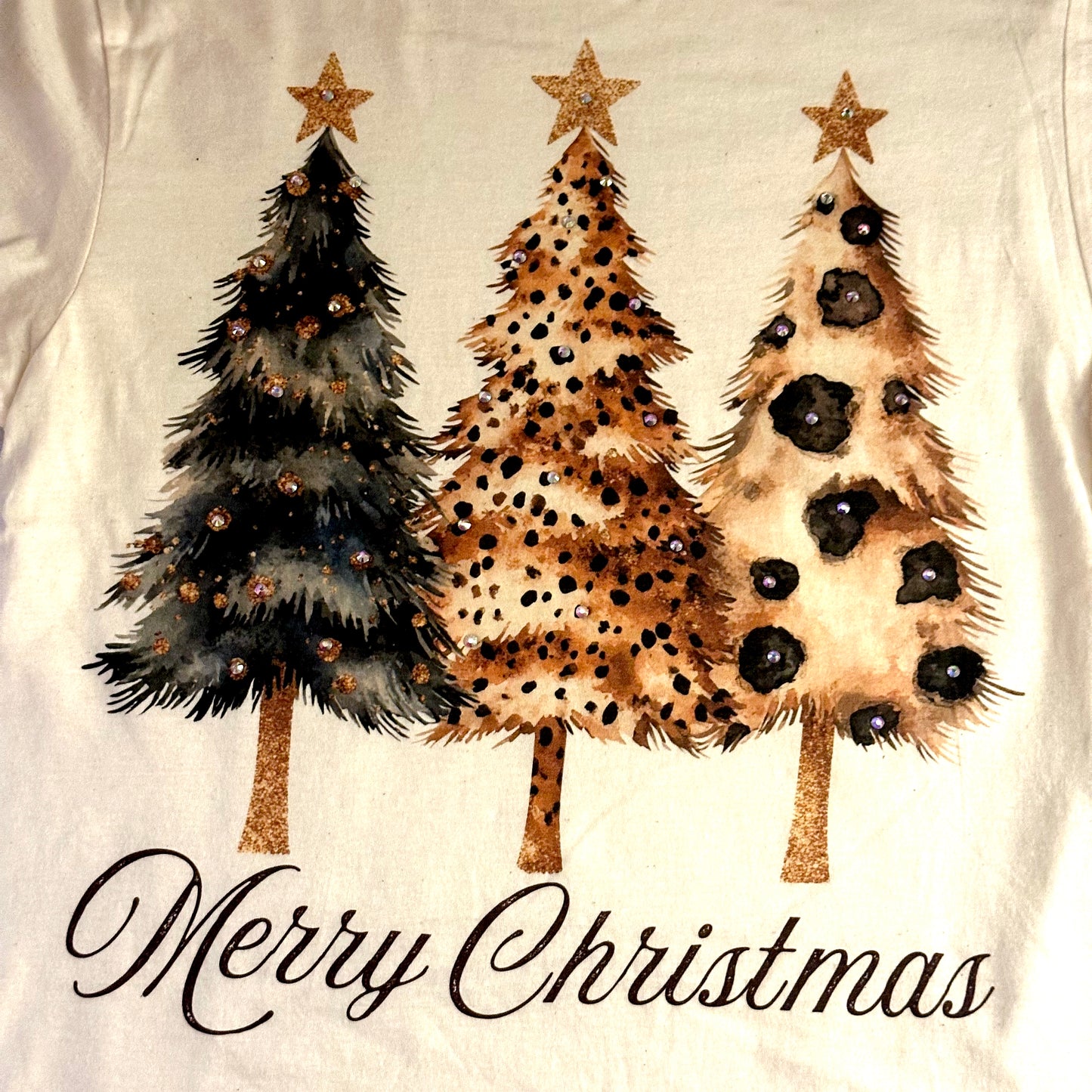 Leopard Christmas Tree T-Shirt