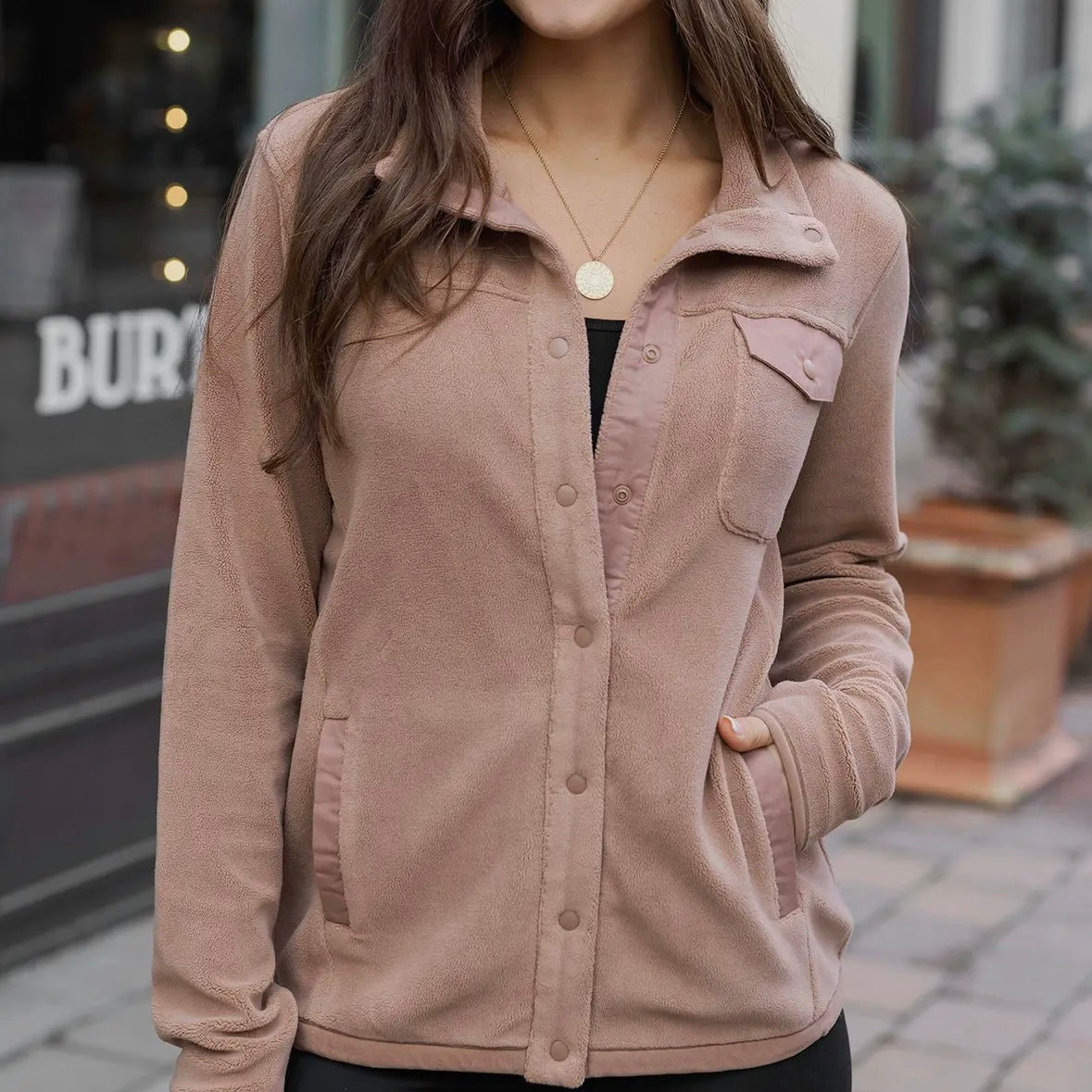 Luxe Teddy Fleece Jacket
