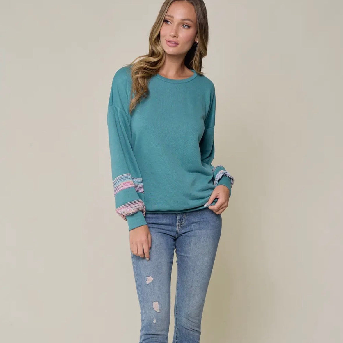 Jade French Terry Sweatshirt