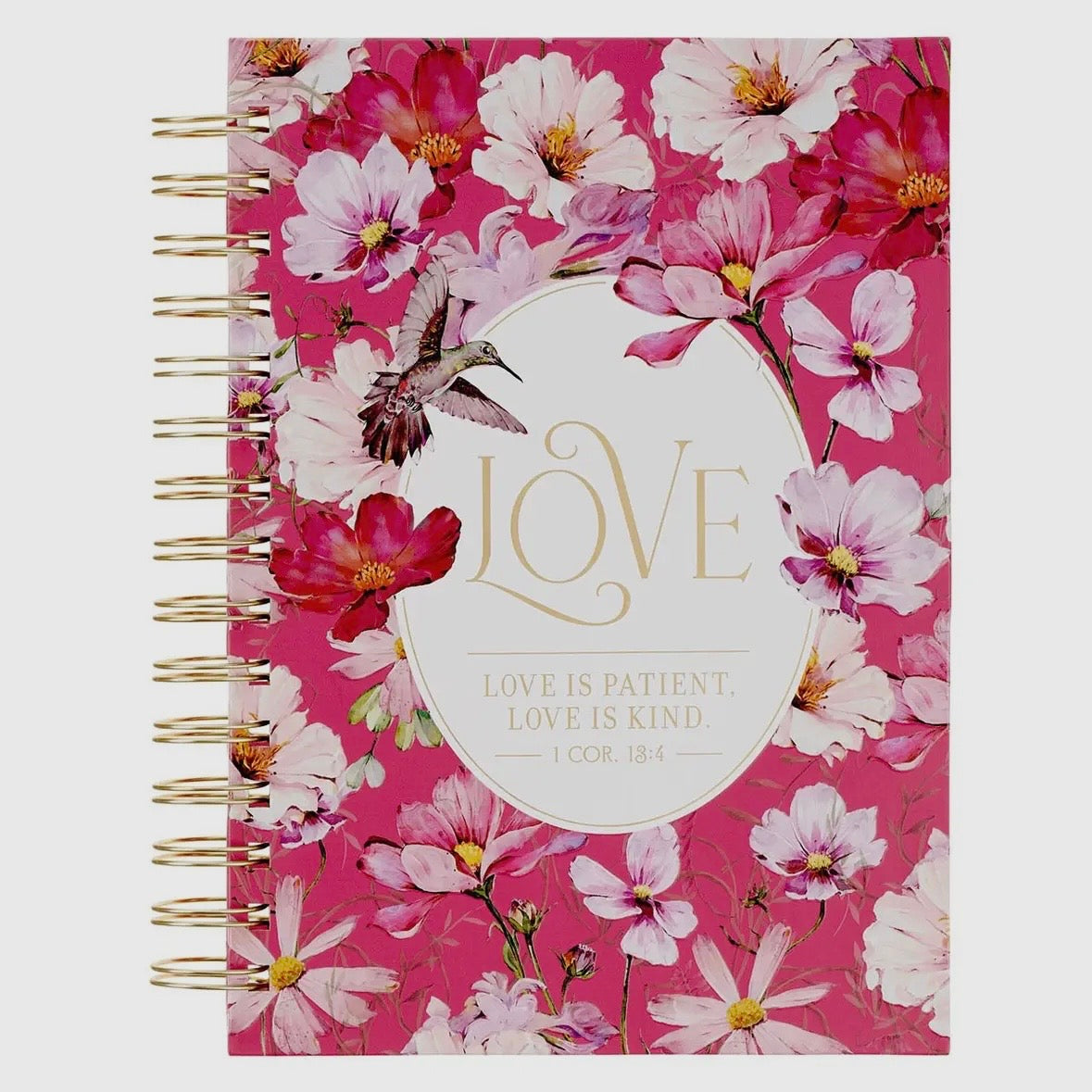 Love Is Patient Spiral Journal