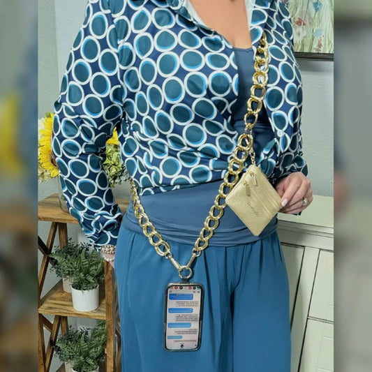 Clip & Go Double Link Chain w/ Pouch