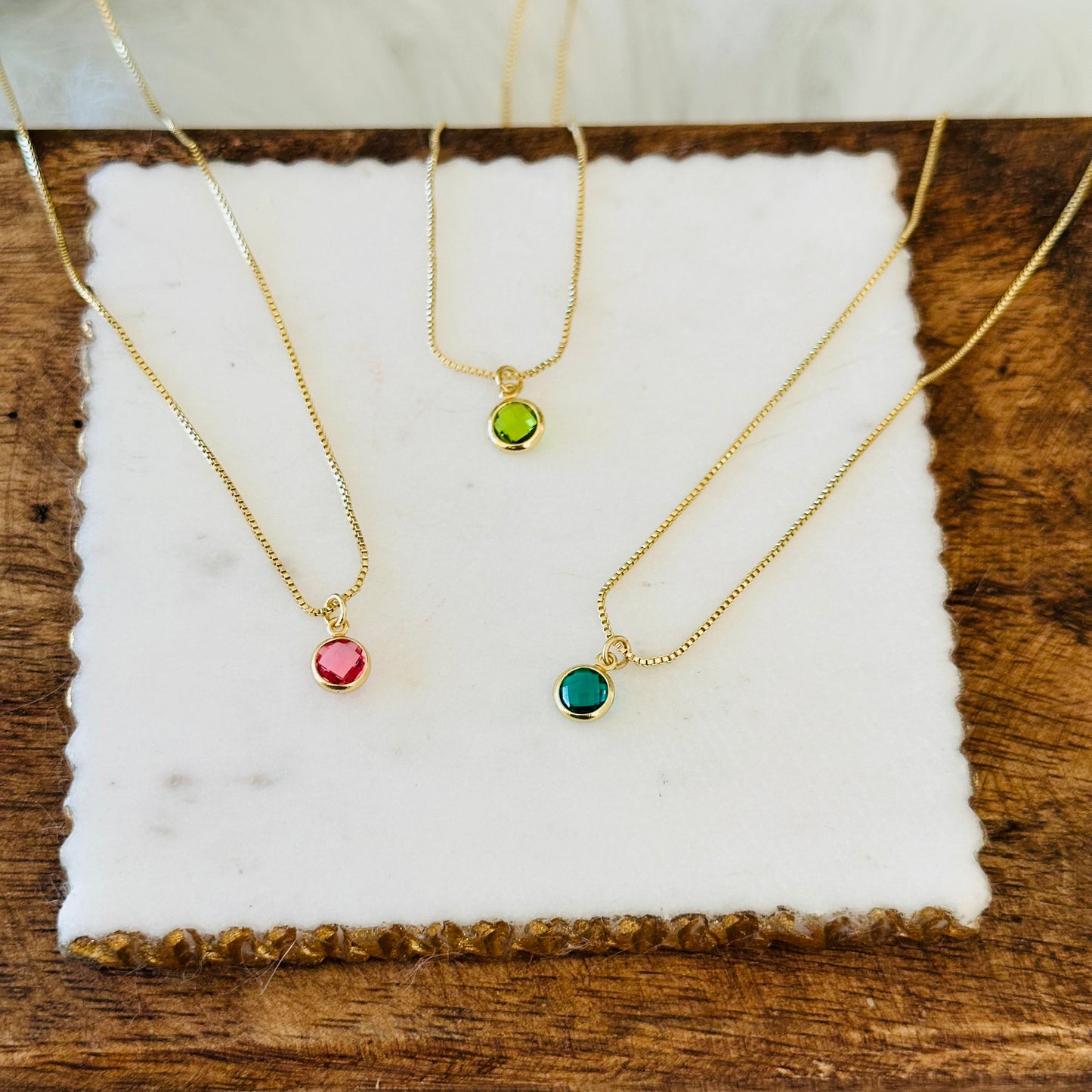 Bella Birthstone Necklace