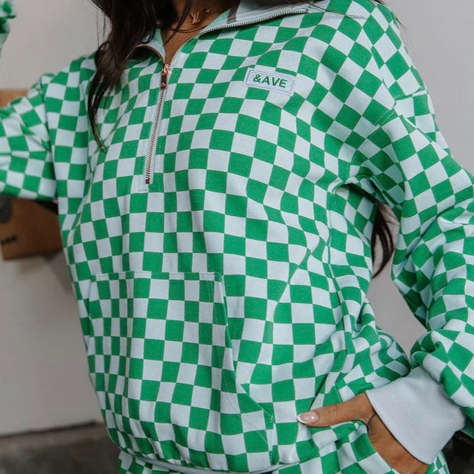 Ampersand Avenue HalfZip Sweatshirt Sweet Breeze