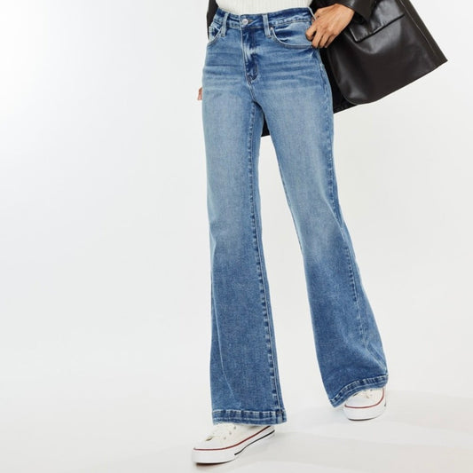 Kancan High Rise Wide Leg Jeans