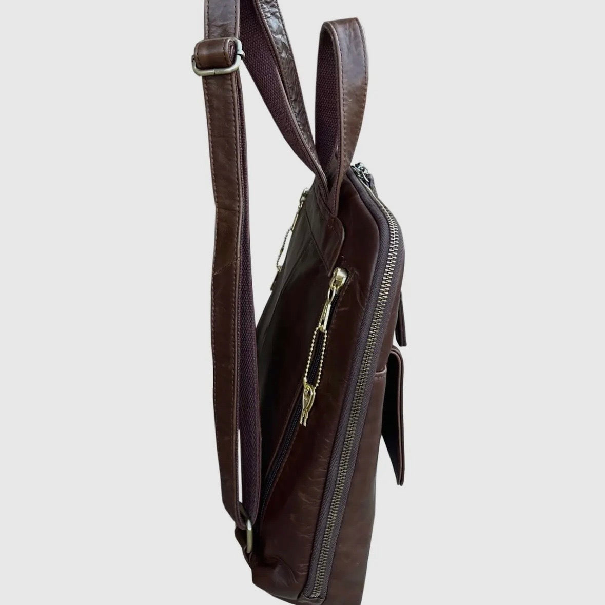 Verona Wax Oil Cowhide Leather Backpack