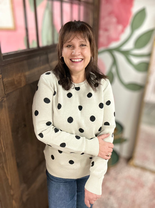 Ampersand Avenue Dotted Darling Sweater