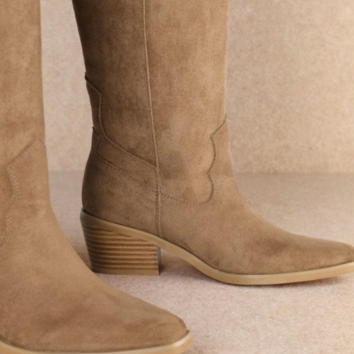 Juliet Brown Knee-High Boots