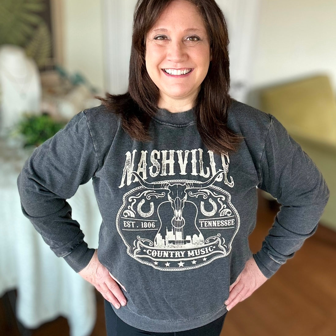 Black Nashville Sweatshirt