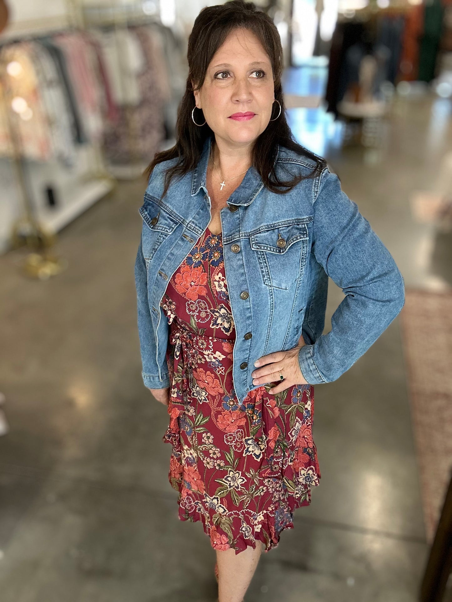 Feona Ruffled Floral Dress