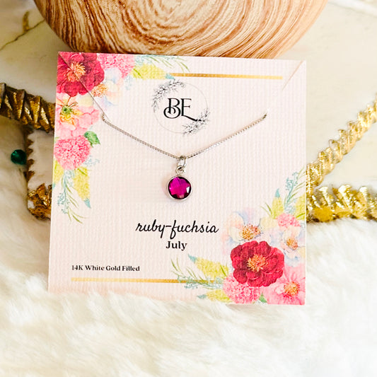 Bella Birthstone Necklace