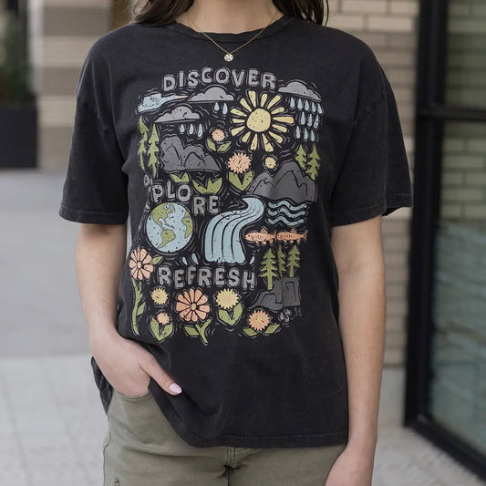 Discover, Explore Graphic Tee