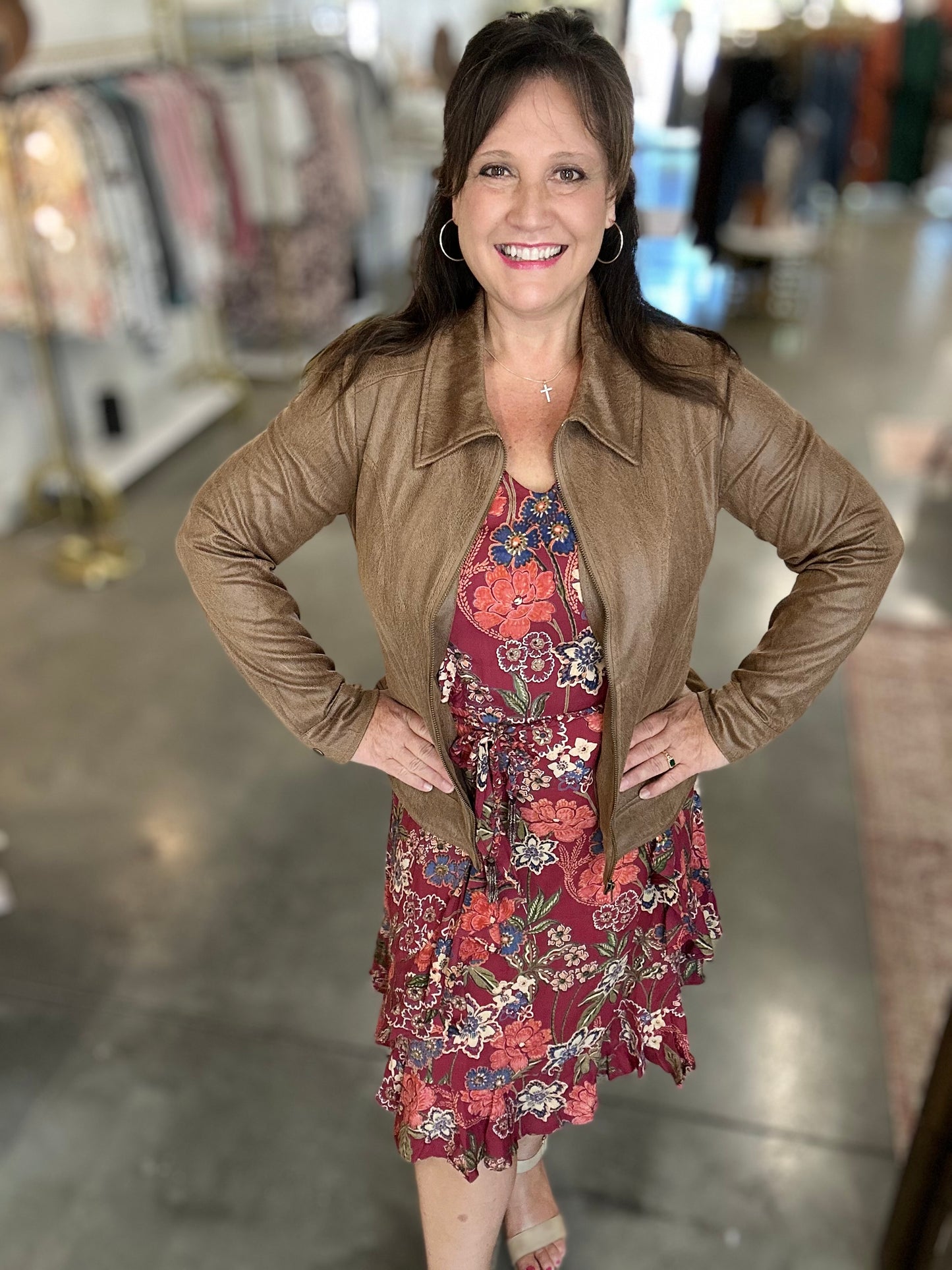 Feona Ruffled Floral Dress