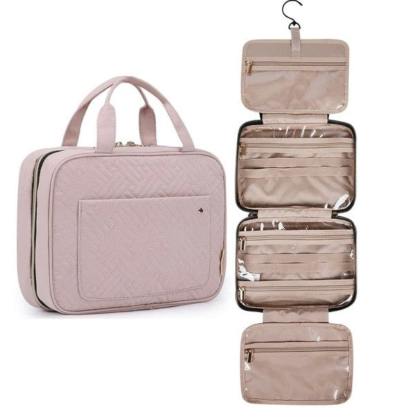 Travel Fold Up Make Up Bag Hanging Organizer