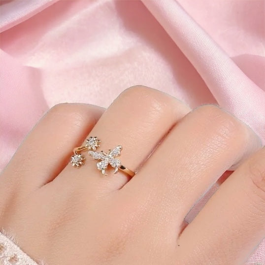 Florentina Butterfly Ring