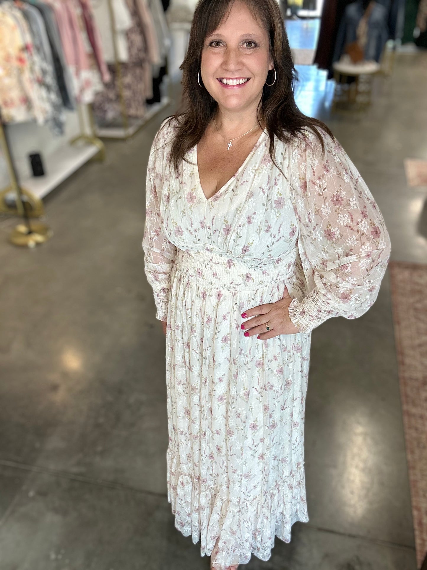 Dreamy Floral Maxi Dress