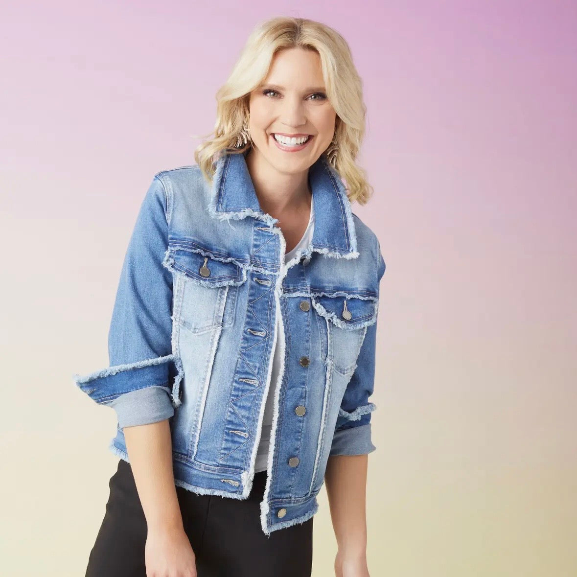 Medium Wash Everstretch Denim Jacket