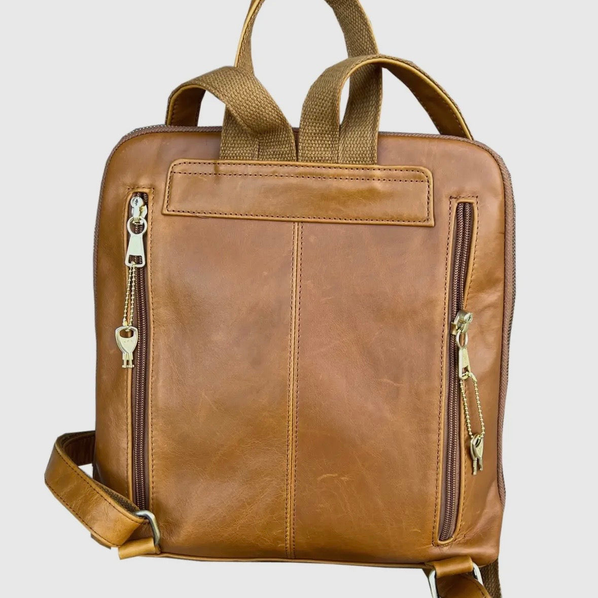 Verona Wax Oil Cowhide Leather Backpack