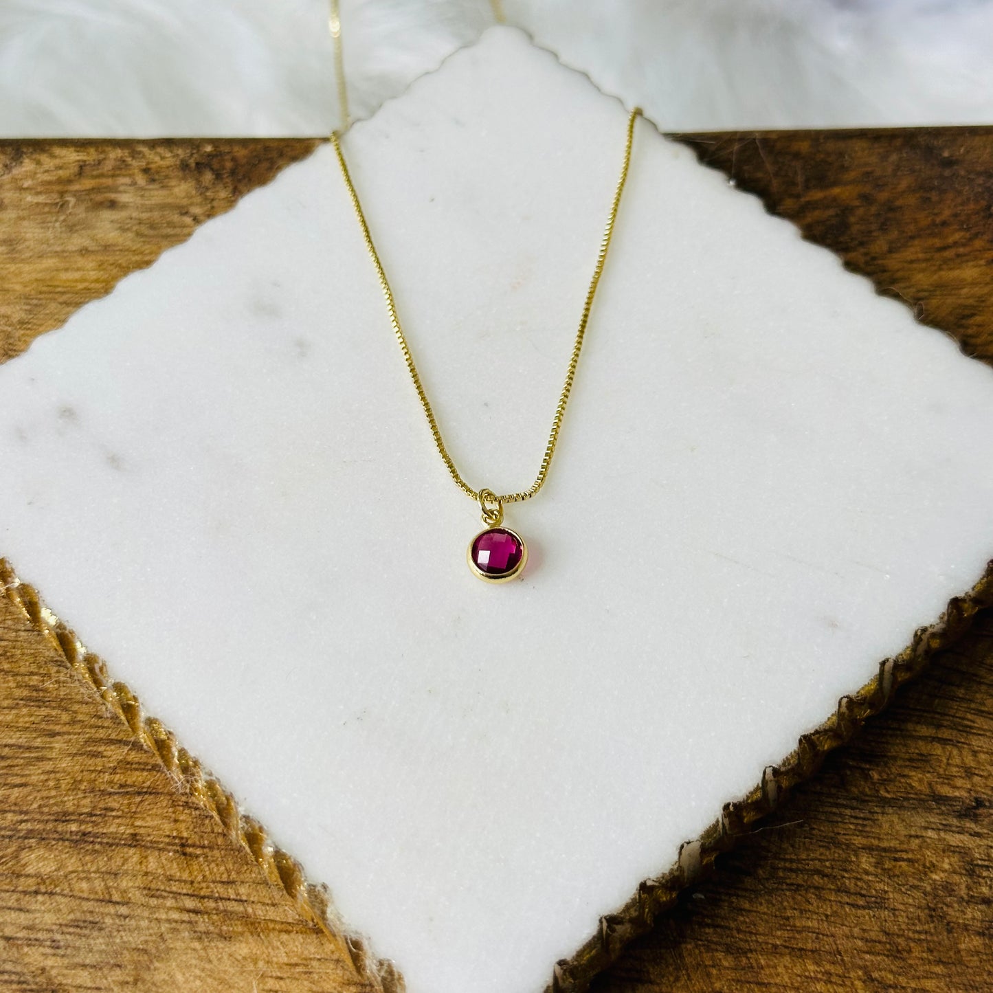 Bella Birthstone Necklace
