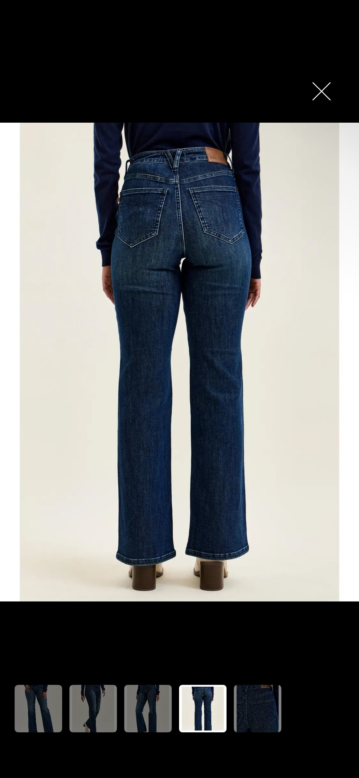 High Waist Tummy Control Boot Cut Jeans