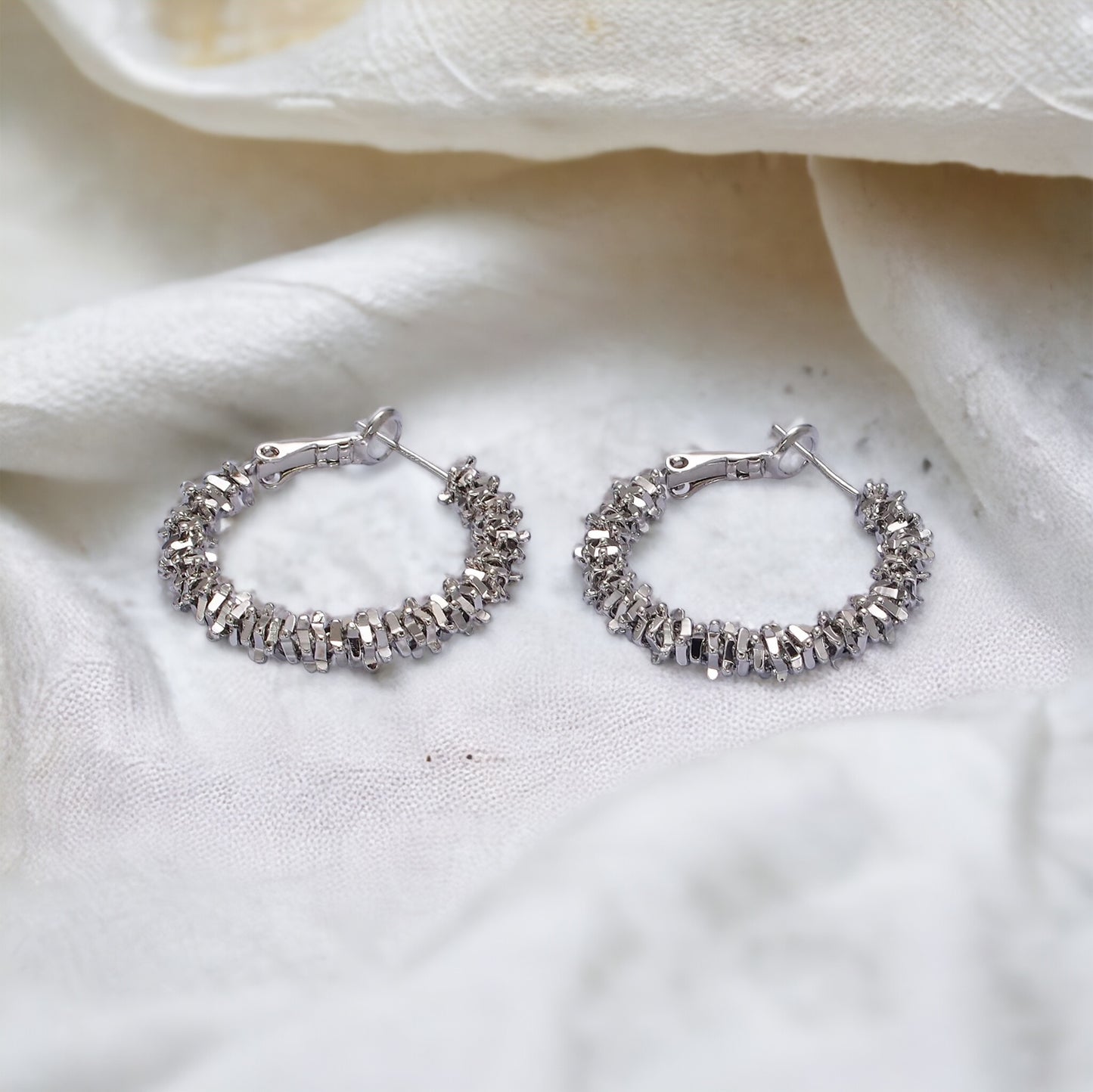 Idena Hoop Earrings - Gold or Silver