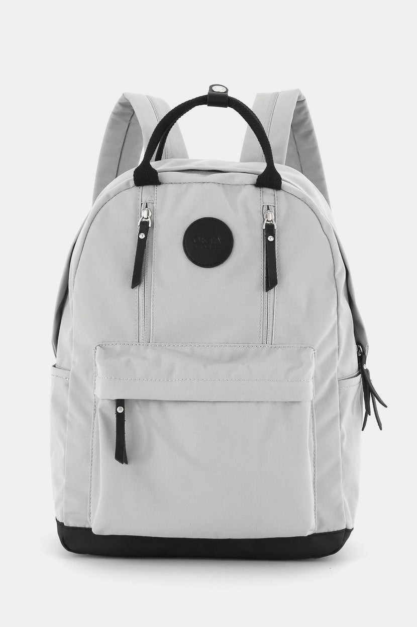 gray waterproof backpack