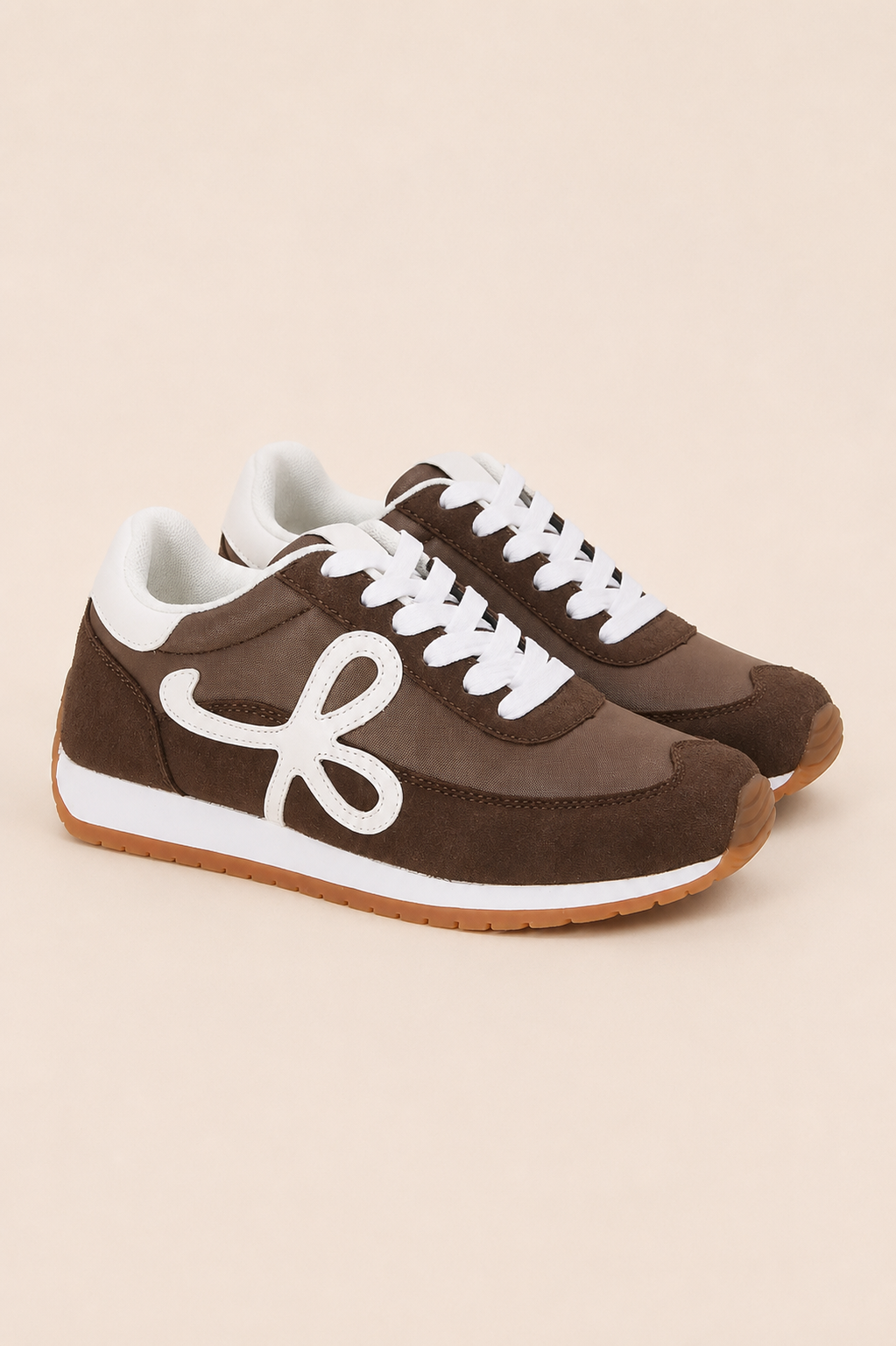 BS-SIMONE - Retro Runner Statement-Logo Lace-Up Sneaker: Black / 12B: 6(2)-7(2)-8(3)-9(2)-10(2)-11(1)